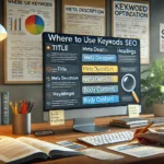 palabras clave dónde usarlas